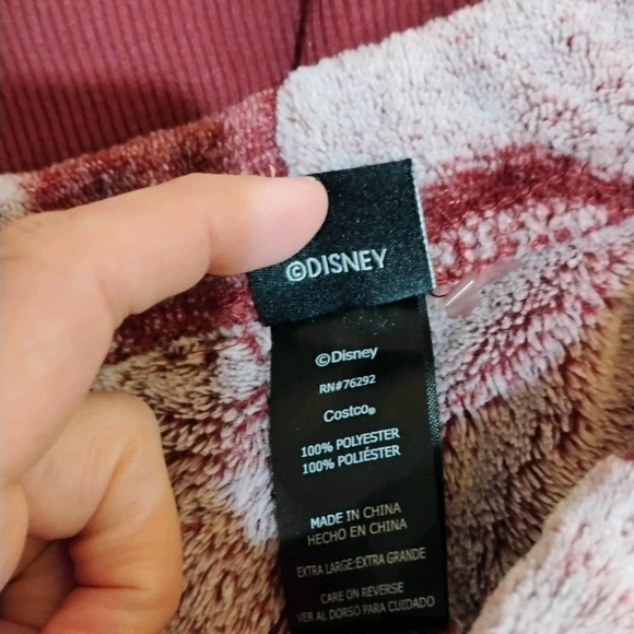 Disney Maroon and Cream Mickey Mouse Pajama Set - Picture 11 of 16